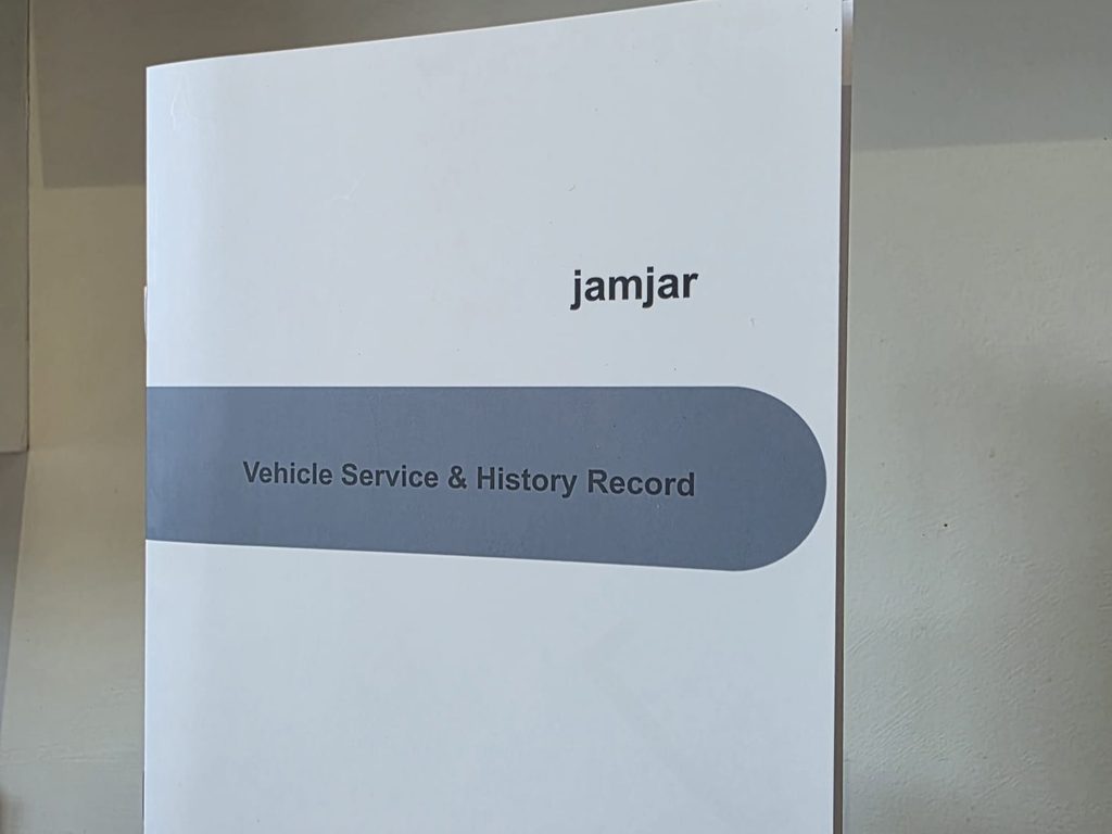 jamjar Vehicle Service & History Record book for keeping car maintenance records