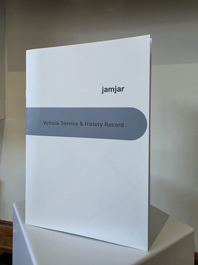 The jamjar Vehicle Service Documentation Record Book & File